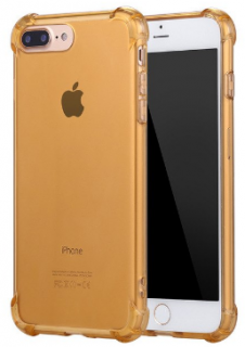 Anti-knock silikonový zadní kryt pro Apple iPhone X/XS Barva: Zlatá
