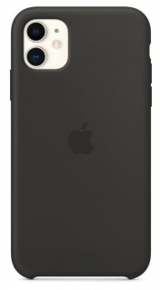 Apple silikonový kryt pro Apple iPhone 11, Černý (Black)