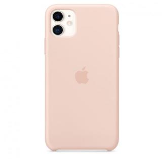 Apple silikonový kryt pro Apple iPhone 11, Pískově růžový