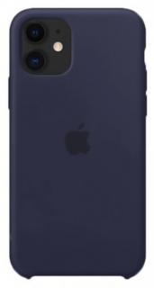 Apple silikonový kryt pro Apple iPhone 11, Půlnočně modrý (Midnight blue)