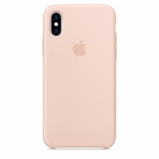 Apple silikonový kryt pro Apple iPhone XR, Pískově růžový