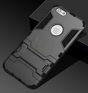 Armour kickstand odolný kryt pro Apple iPhone 5/5S/SE Barva: Černá