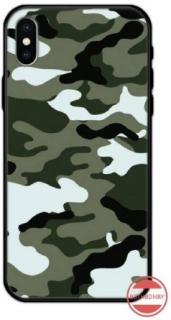 Army maskáčový gumový kryt pro Apple iPhone X/XS