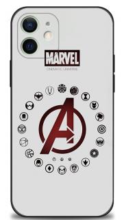 Avengers White kryt pro Apple iPhone 12 Mini