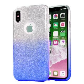 Bling glitter kryt pro Apple iPhone X/XS Barva: Modrá