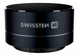 Bluetooth reproduktor Swissten I-Metal Barva: Černá