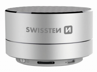 Bluetooth reproduktor Swissten I-Metal Barva: Stříbrná