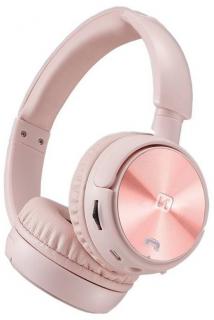 Bluetooth stereo sluchátka Swissten Trix růžová