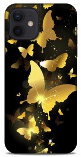 Butterfly silikonové kryty pro Apple iPhone 13 Pro Barva: Zlatá
