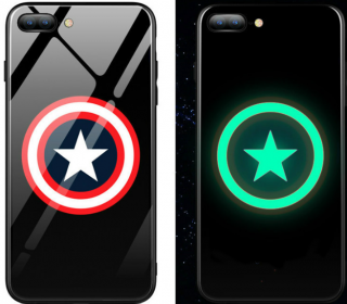 Captain luminous kryt se svítícím logem pro Apple iPhone 6 Plus/6S Plus