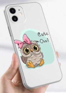 Cute Owl kryt pro Apple iPhone 11 Číslo: 1