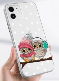 Cute Owl kryt pro Apple iPhone 12 Mini Číslo: 2