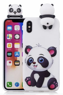 Cute Panda 3D zadní kryt pro Apple iPhone 7/8/SE (2020/2022)