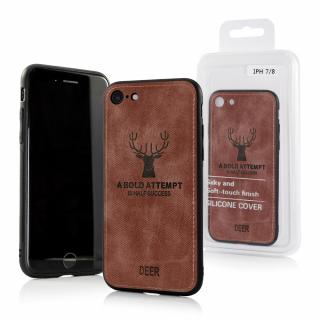 Deer leather pouzdro pro Apple iPhone X/XS Barva: Hnědá