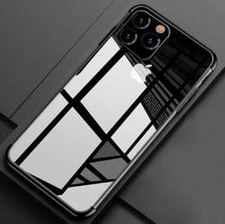 Electro plating silikonový kryt pro Apple iPhone 11 Barva: Černá