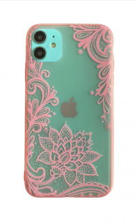 Floral colour kryt pro Apple iPhone 11 Barva: Růžová