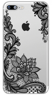 Floral colour kryt pro Apple iPhone  5/5S/SE Barva: Černá