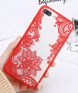 Floral colour kryt red pro Apple iPhone 6 Plus/6S Plus