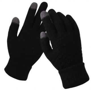 Flow zimní rukavice pro dotykový displej, černé