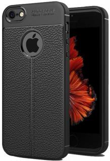 Focus Rubber leather kryt pro Apple iPhone 6/6S Barva: Černá