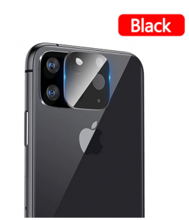 Frame lens tvrzené sklo s rámečkem na fotoaparát Apple iPhone 11 Barva: Černá