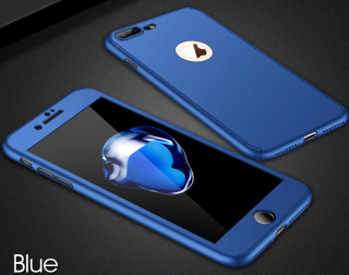 Full protection 360° kryt + tvrzené sklo pro Apple iPhone 11 Barva: Modrá