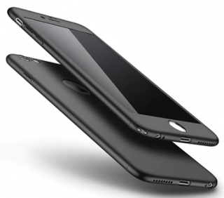 Full protection 360° kryt + tvrzené sklo pro Apple iPhone 6 Plus/6S Plus Barva: Černá