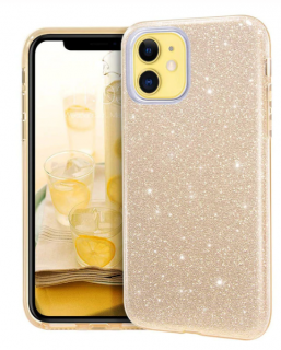 Glitter shine třpytivý kryt pro Apple iPhone 11 Barva: Zlatá