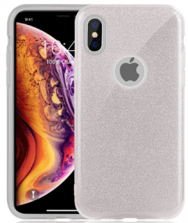 Glitter shine třpytivý kryt pro Apple iPhone 6/6S Barva: Stříbrná