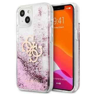 Guess iPhone hard case 4G Big Liquid Glitter pro iPhone 13 Mini, pink