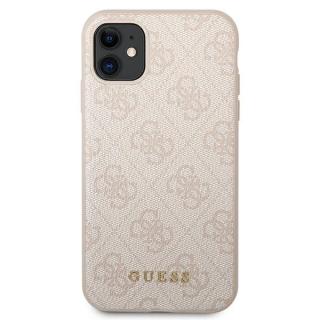 Guess rose metal gold logo silikonové pouzdro iPhone 11