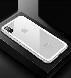 Hard back clear ochranný kryt z tvrzeného skla pro Apple iPhone 6 Plus/6S Plus Barva: Bílá