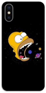 Homer fat kryt pro Apple iPhone 6/6S Číslo: Černá