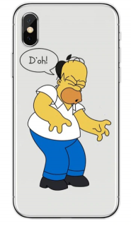 Homer silikonový čirý kryt pro Apple iPhone 11 Pro Číslo: 2