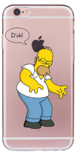 Homer silikonový čirý kryt pro Apple iPhone X/XS Číslo: 2