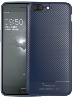iPaky slim carbon kryt pro Apple iPhone X/XS, blue