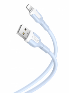 Kabel XO USB - Lightning  2.1A, 1m Barva: Modrá