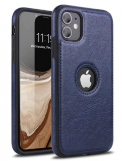 Kryt Luxury slim leather pro Apple iPhone 12 Pro Max Barva: Modrá