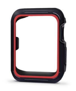 Kryt pro Apple Watch Rubber series 3/2/1 (38 mm) Barva: Červená