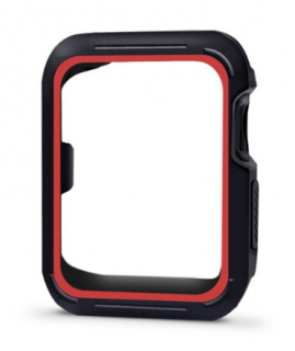 Kryt pro Apple Watch Rubber series SE/6/5/4 (40 mm) Barva: Červená