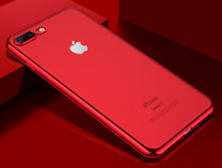 Luxury clear case kryt pro Apple iPhone X/XS Barva: Červená