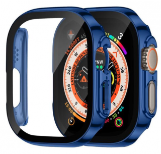 Metalic 360° kryt s tvrzeným sklem pro Apple Watch Ultra/Ultra 2 (49 mm) Barva: Modrá