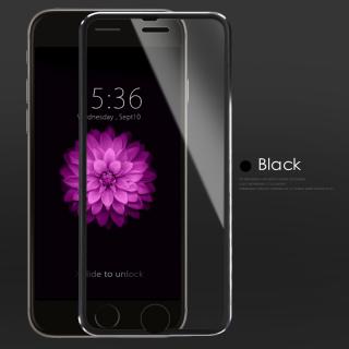Metalic clear tvrzené sklo s kovovým rámečkem pro Apple iPhone 6 Plus/6S Plus Barva: Černá
