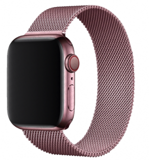 Milanese Loop kovový řemínek pro Apple Watch (38/40/41 mm) Barva: Růžová