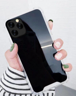 Mirror miracle kryt pro Apple iPhone 11 Pro s vyztuženými rohy krytu Barva: Černá