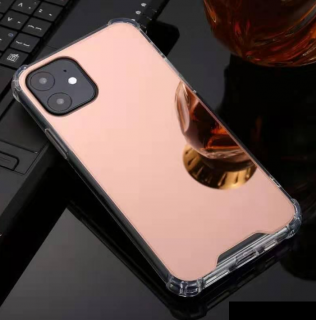 Mirror miracle kryt pro Apple iPhone 11 s vyztuženými rohy krytu Barva: Růžová