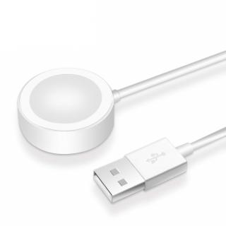 Nabíjecí magnetický USB kabel pro Apple Watch All Series 1m - bílý