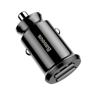 Nabíječka do auta Baseus grain dual USB charger 3.1A black