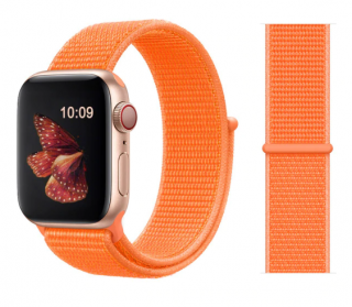 Nylonový řemínek pro Apple Watch (38/40 /41 mm) Barva: Oranžová