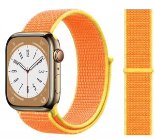 Nylonový řemínek pro Apple Watch (38/40 /41 mm) Barva: Oranžovo žlutá